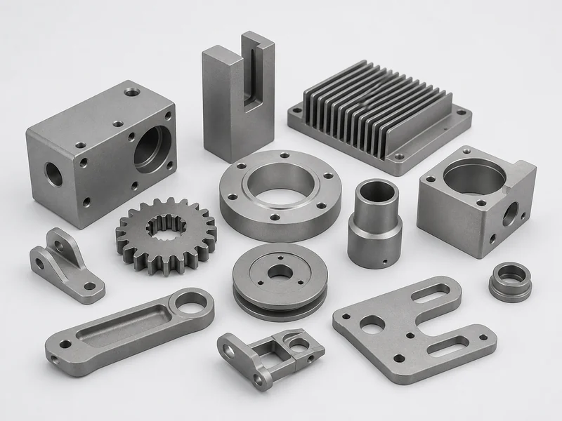 Sandblasting CNC machining material or finish