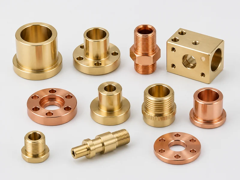 Brass / Copper CNC machining material or finish